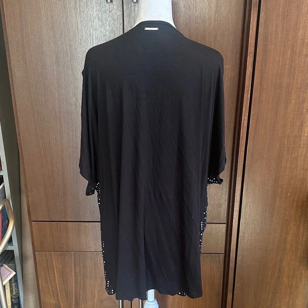 Michael Kors Black Studded Blouse